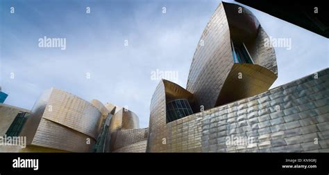 Bilbao, Spain view of modern and contemporary art Guggenheim Museum ...