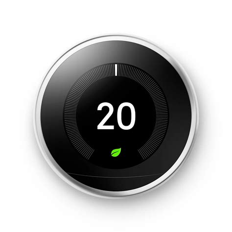 Google Nest Learning Thermostat (3rd Generation) - Stainless Steel ...