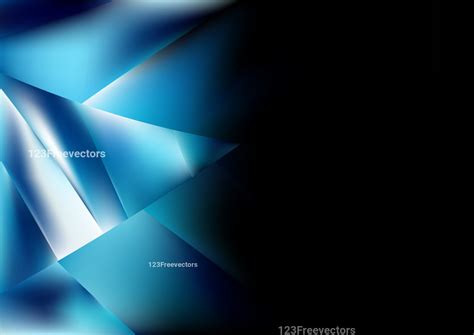 Abstract Blue Black and White Graphic Background Vector Illustration