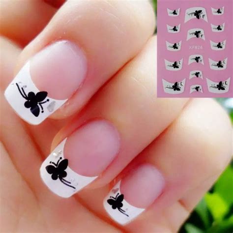 French Manicure Tip Stickers Nail French Tip Stickers With - Etsy