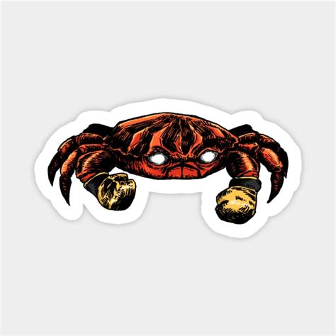 Boxing Crab - Boxing - Magnet | TeePublic