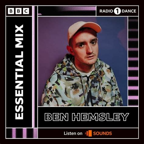 Stream Ben Hemsley - Essential Mix 2022 music | Listen to songs, albums, playlists for free on ...