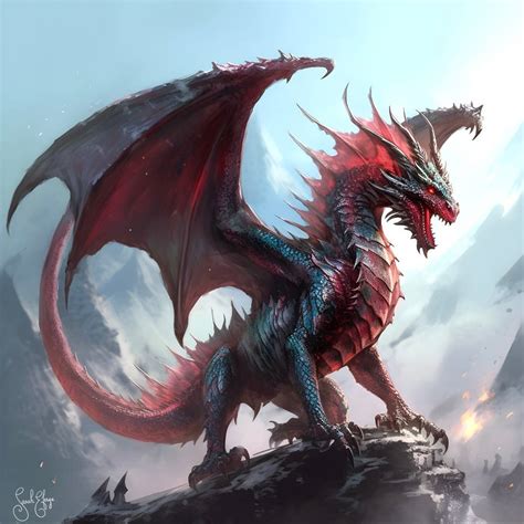 Fantasy Dragon by saraheferya on DeviantArt