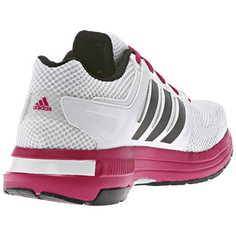 Adidas Womens Revenergy Boost Running Shoes - White/Vivid Berry - Tennisnuts.com