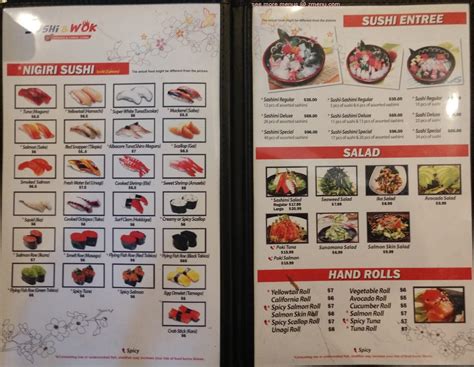 Online Menu of Sushi & Wok Restaurant, Puyallup, Washington, 98375 - Zmenu