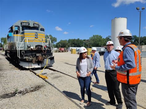 Iowa Northern Railway Company hosts Congresswoman Abby Finkenauer ...