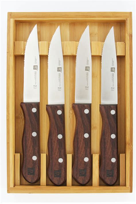 Zwilling JA Henckels 5 Piece Steak Knife Set | Steak knife set, Steak knives, Knife sets