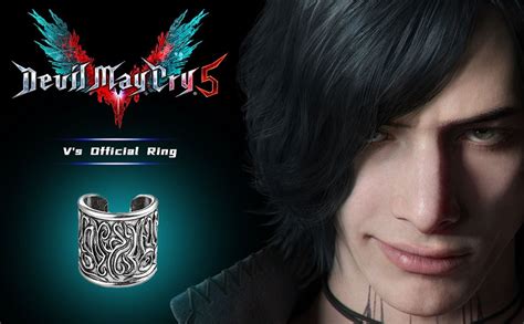 DMC5 V Ring Cosplay Accessory - 1:1 Replica Cosplay Prop Devil May Cry ...