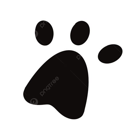 Animal Footprint Silhouette PNG Images, Vector Animal Footprints, Paw Clipart, Animal Vector ...