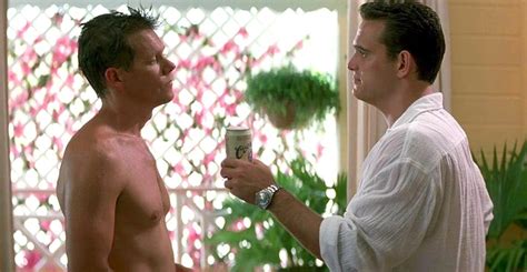 Wild Things homoerotic shower scene between Matt Dillon and Kevin Bacon ...