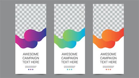 Roll up banner vector template 10639420 Vector Art at Vecteezy