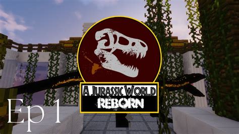 Jurassic World: Reborn- Minecraft Modded Survival Ep.1- DINOSAURS IN MINECRAFT?!? (Rexxit ...