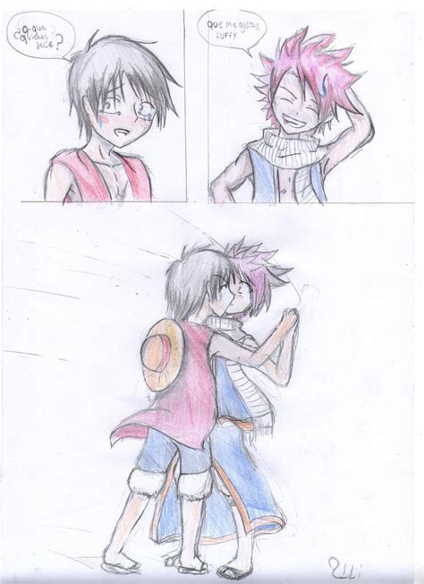 Luffy X natsu by Yurishizu on DeviantArt