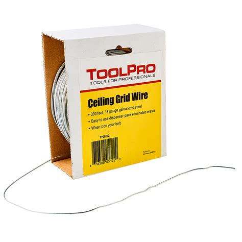 ToolPro Ceiling Wire, 18 Gauge, 300' Roll, Dispenser Carton | Woodcraft