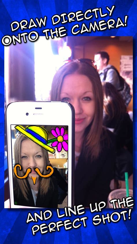 Doodle Face Draw something silly on your photos for iPhone - Download