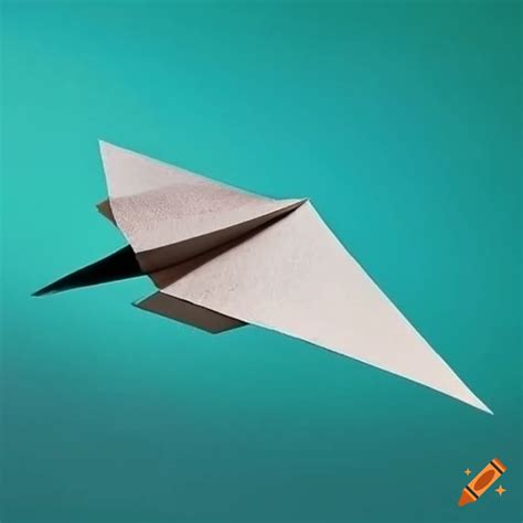 A cool paper plane on Craiyon