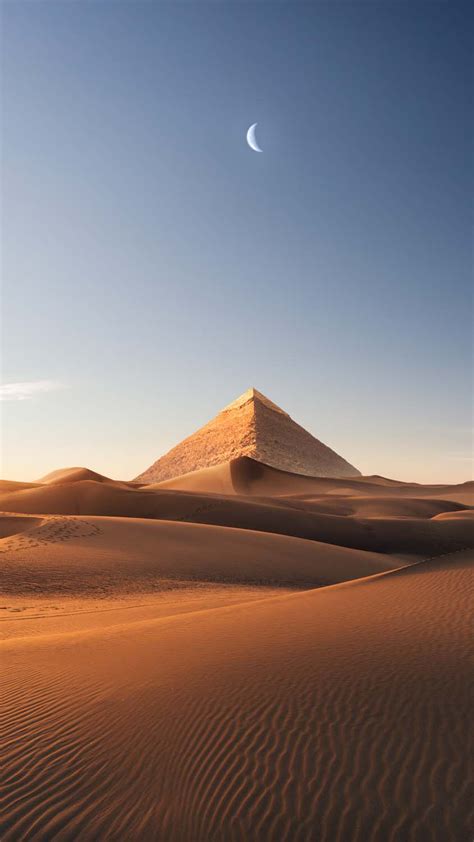 Pyramid In Desert IPhone Wallpaper HD - IPhone Wallpapers : iPhone ...