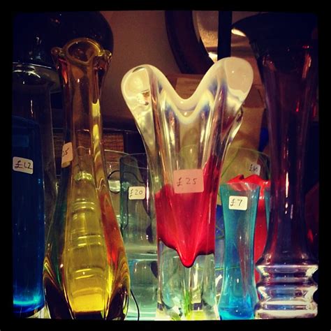 Lit glass vases in a tat shop | Gavin Wray | Flickr