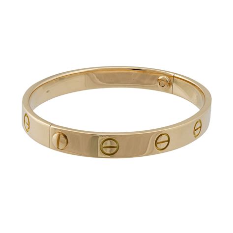 Vintage Cartier 18k Yellow Gold Love Bracelet (16cm) - Bulgari ...