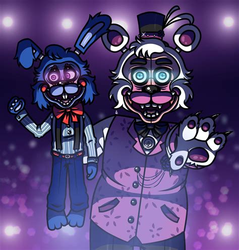 [FNaF SL Fanart] Funtime Freddy & Bon Bon : r/fivenightsatfreddys