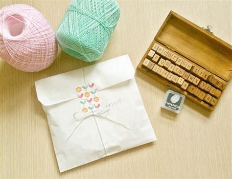 50 Biodegradable Paper Bags set Flat Bags by fromsoul on Etsy