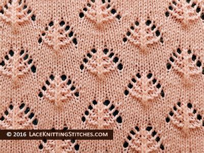 Lace Chart #17 | Lace Knitting Stitches