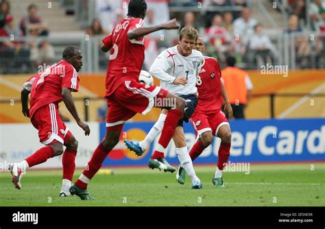 English superstar David Beckham at the 2006 World Cup in Germany Stock ...