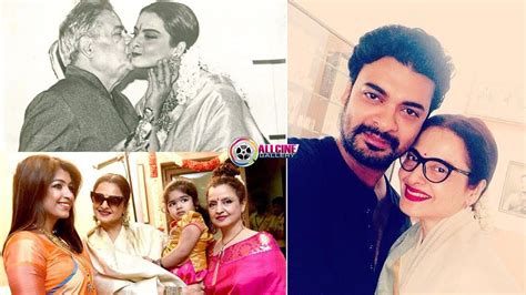 Actress Rekha Family Photos with Husband, Father, Mother, Sisters ...