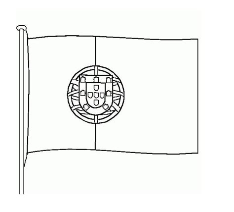 Free Printable Flag of Portugal coloring page - Download, Print or Color Online for Free