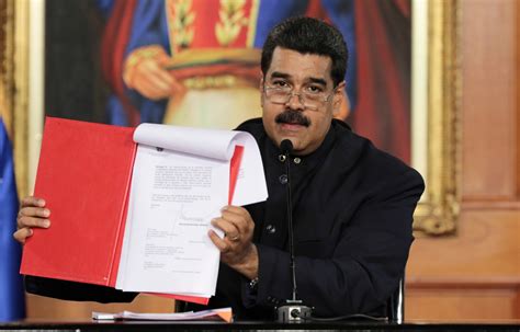 Venezuelan President Maduro calls for a rewrite of the constitution ...