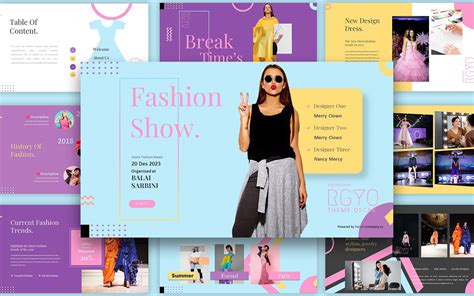 Fashion Show Powerpoint Template