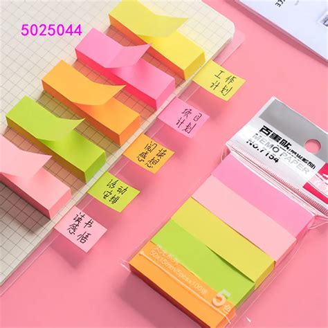 500 sheets paper Self Adhesive Memo Pad Sticky Notes it Marker Memo ...