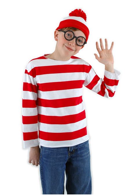 Waldo Kids Costume