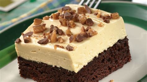 Irish Cream-Topped Brownie Dessert recipe from Pillsbury.com