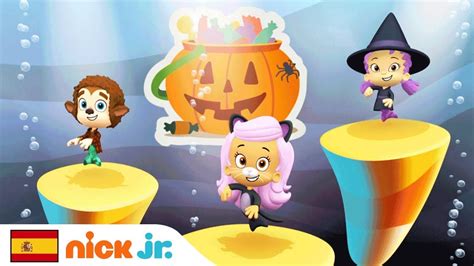 El baile de Halloween 🍬 Video musical de Bubble Guppies | Nick Jr. España - YouTube