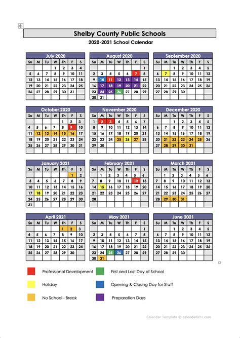 Shelby County Schools Calendar 2022-21 2023 - Schoolcalendars.net