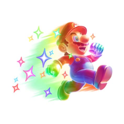 Rainbow Mario - Mario - T-Shirt | TeePublic