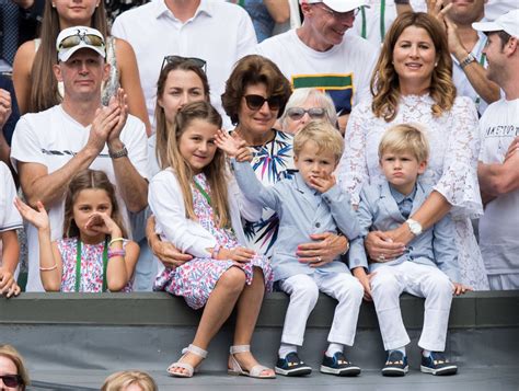 Wimbledon on Twitter | Roger federer kids, Roger federer, Roger federer family