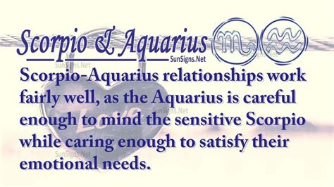 Scorpio Aquarius Love Compatibility - SunSigns.Net