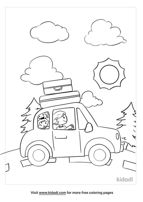 Trip Coloring Page | Free Outdoor Coloring Page | Kidadl - Coloring Home