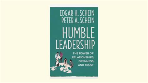 Humble Leadership Book Review by Edgar and Peter Schein - YouTube