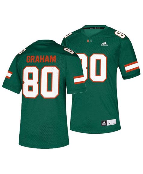 Authentic NCAA Apparel adidas Miami Hurricanes Jimmy Graham Men's ...