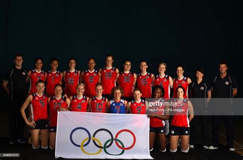 Team GB Women's Volleyball Team Coach Matt Bianco Nicola Osborne ...