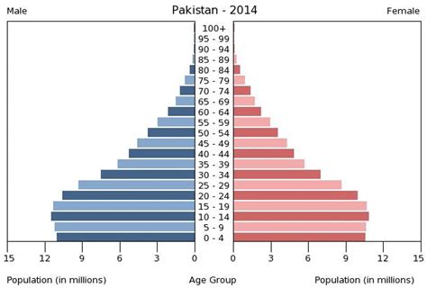 Pakistan Age structure - Demographics