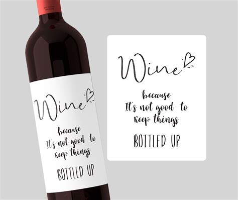 Pin on Funny wine labels