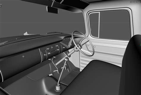 Andrej Stefancik CG: Chevy pickup truck 55-59 interior