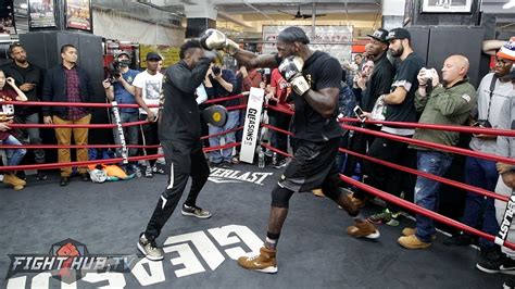 DEONTAY WILDER A BEAST ON THE MITTS! FULL MEDIA WORKOUT VIDEO- WILDER VS STIVERNE 2 - YouTube