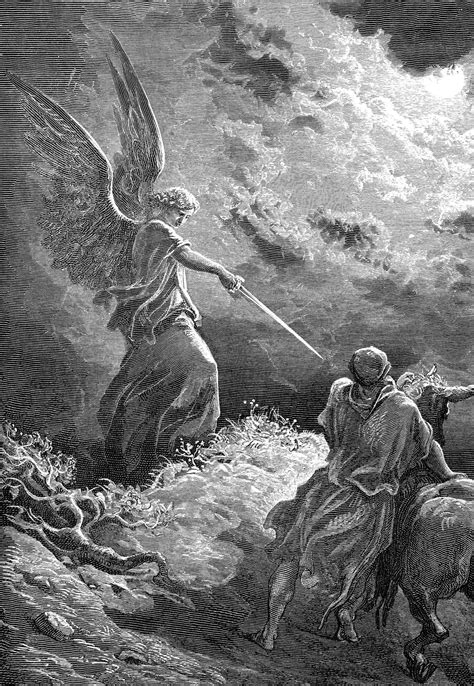 DORÉ, Gustave (1832-1883) An Angel Appears to Balaam (Num 23:15-35 ...