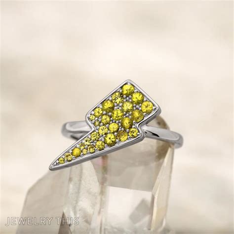 Lightning Bolt Ring » JewelryThis - Custom Jewelry