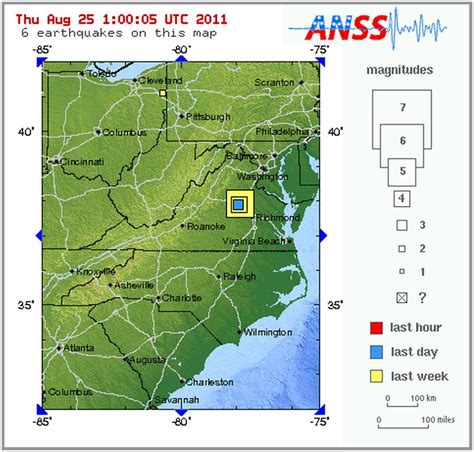 Magnitude 5.8 Virginia Earthquake Hits the East Coast – Maryland ...